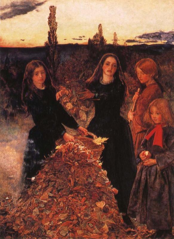 Sir John Everett Millais Antumn Leaves France oil painting art